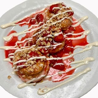 Strawberry Biscuit French Toast