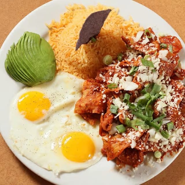 Red Chilaquiles.