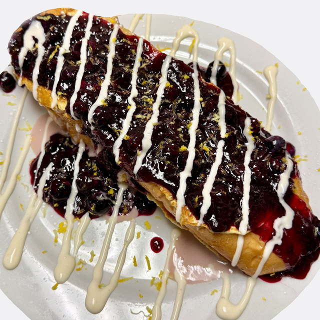 Blueberry Lemon Zest French Toast.