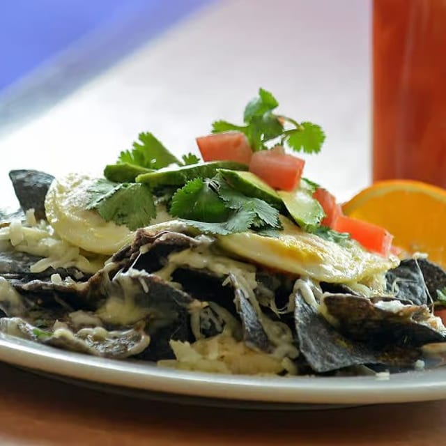 Chilaquiles Verde-Chicken.