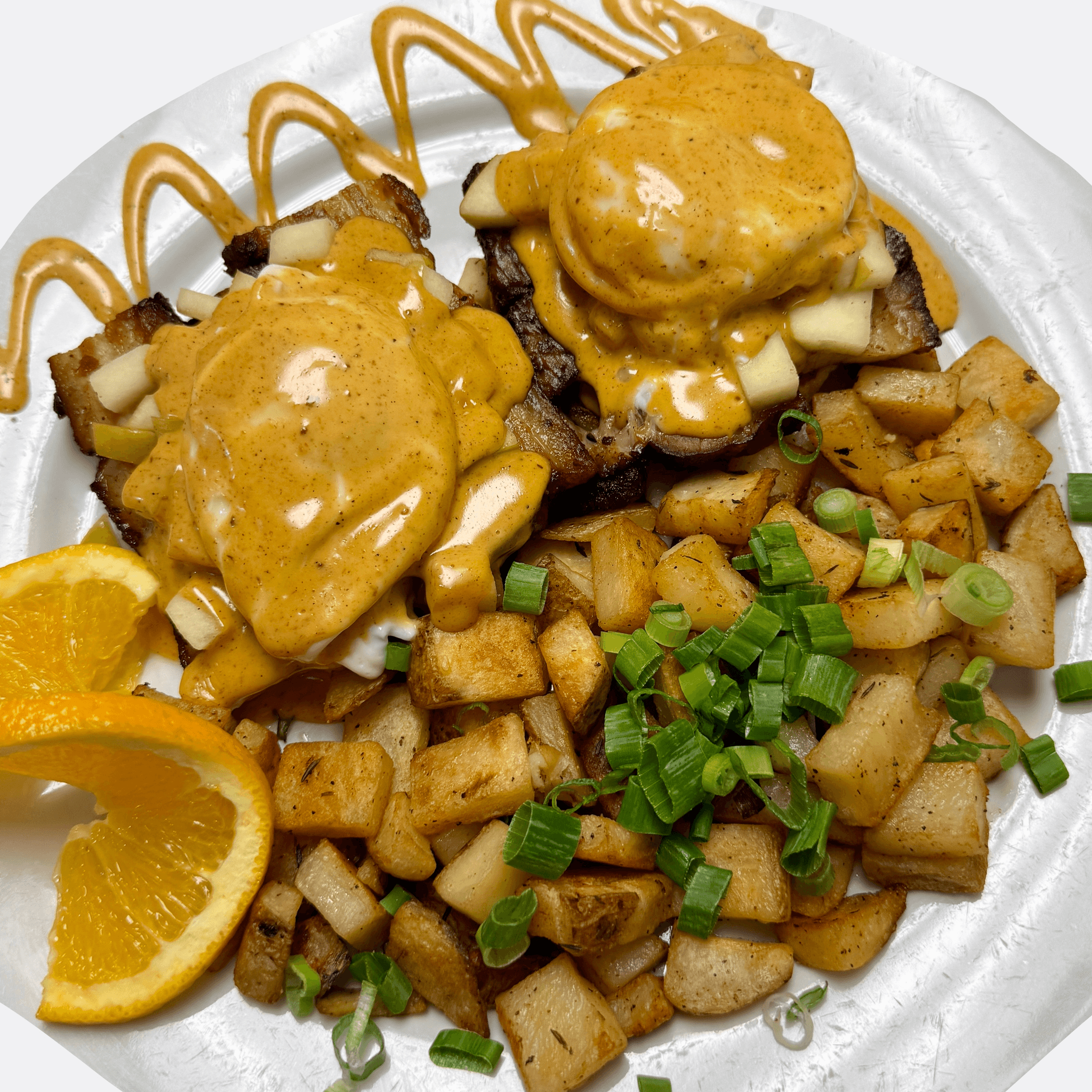 Chipotle Pork Belly Benny.